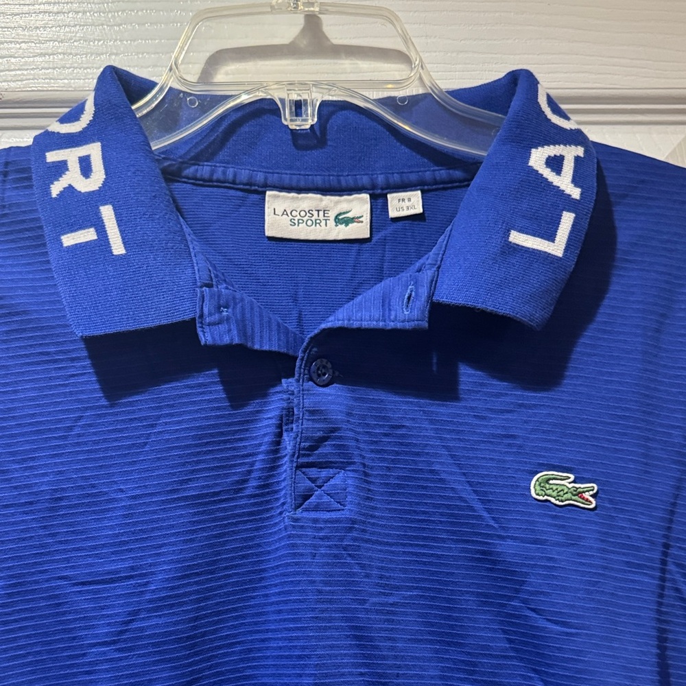 Lacoste Royal Blue Boys' Polo with Crocodile Logo